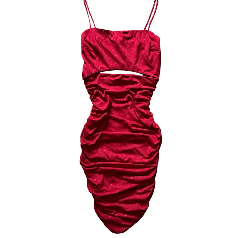 Windsor Vibrant and Sparkly Red Bodycon Dress